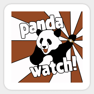 Panda Watch Sticker